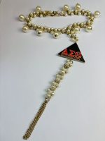 Delta Sigma Theta Pearl Statement Necklace